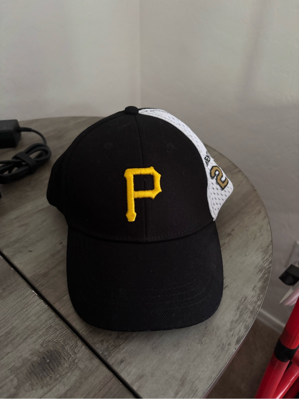 Pittsburgh Pirates Black Yellow MLB Baseball Cap